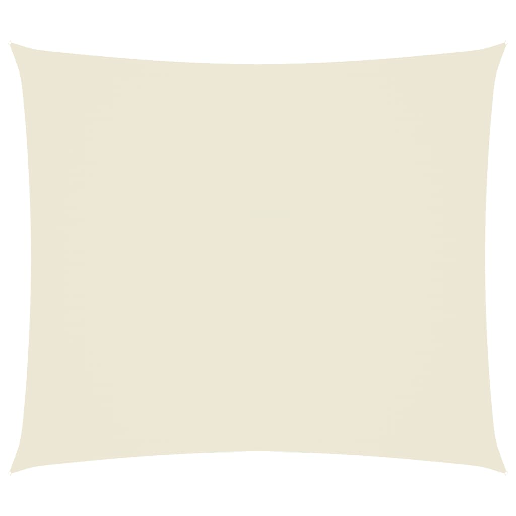 vidaXL Sonnensegel Oxford-Gewebe Rechteckig 2x2,5 m Creme