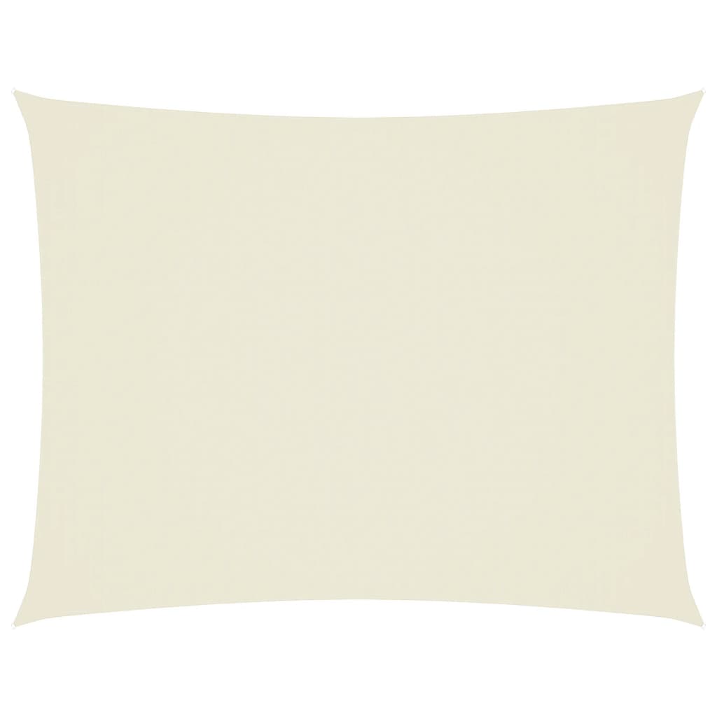 vidaXL Sonnensegel Oxford-Gewebe Rechteckig 2x3 m Creme