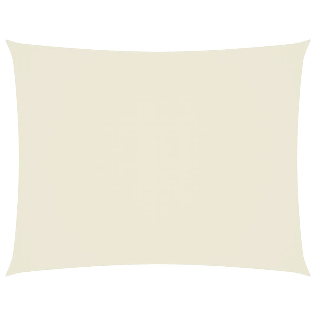 vidaXL Sonnensegel Oxford-Gewebe Rechteckig 2x3,5 m Creme