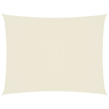 vidaXL Sonnensegel Oxford-Gewebe Rechteckig 2x3,5 m Creme
