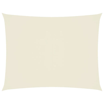 vidaXL Sonnensegel Oxford-Gewebe Rechteckig 2x3,5 m Creme