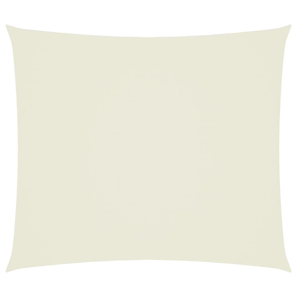 vidaXL Sonnensegel Oxford-Gewebe Rechteckig 2,5x3 m Creme