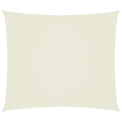 vidaXL Sonnensegel Oxford-Gewebe Rechteckig 2,5x3 m Creme