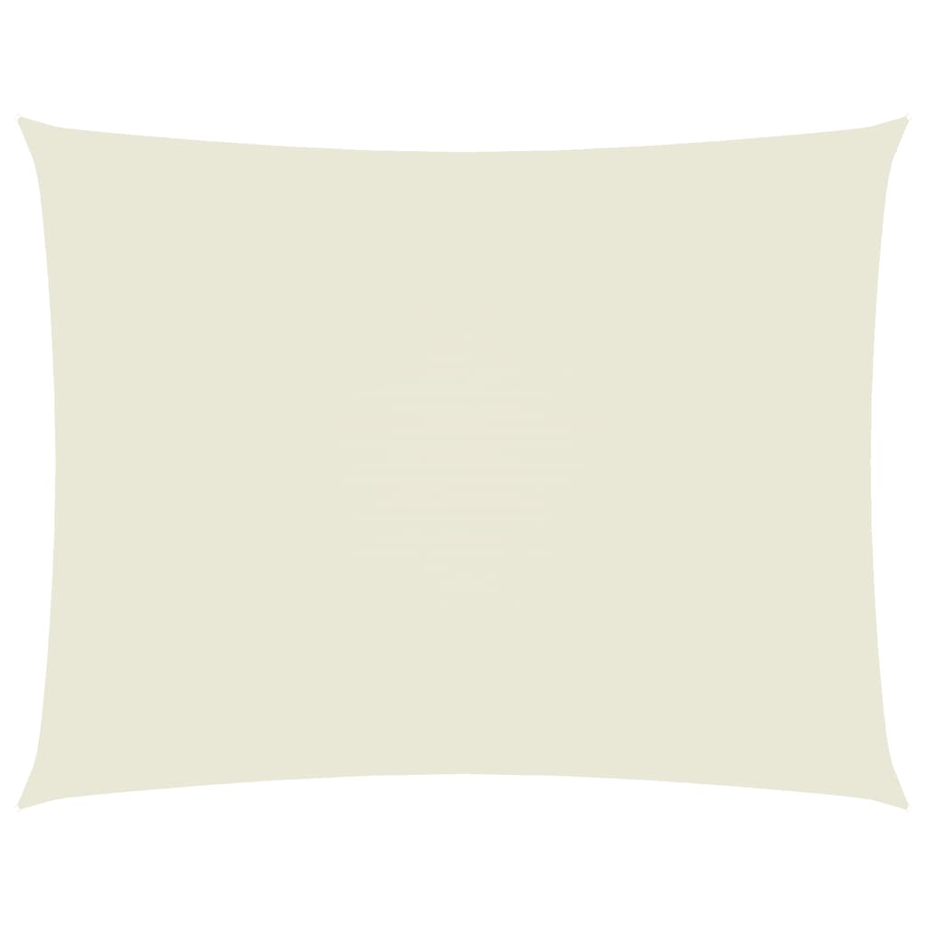 vidaXL Sonnensegel Oxford-Gewebe Rechteckig 2,5x4 m Creme