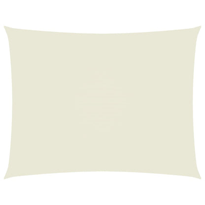 vidaXL Sonnensegel Oxford-Gewebe Rechteckig 2,5x4 m Creme