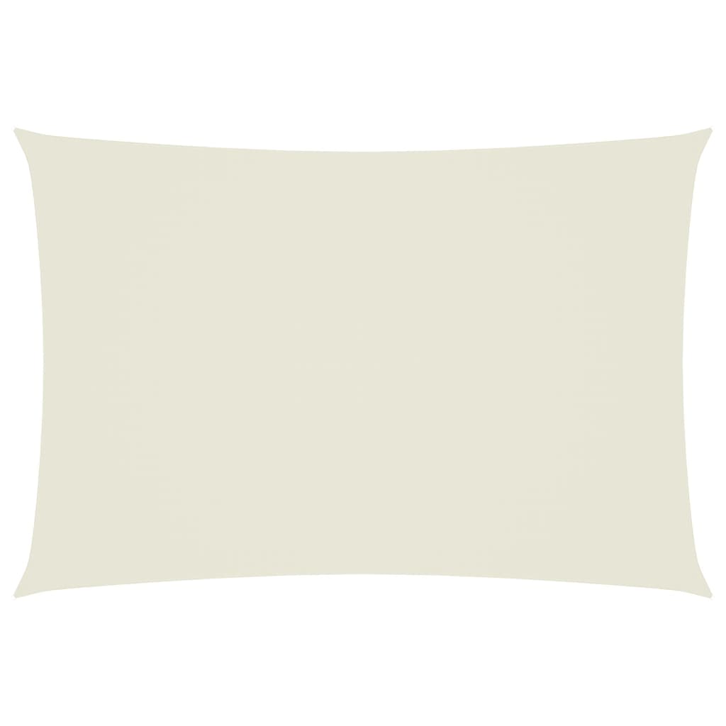 vidaXL Sonnensegel Oxford-Gewebe Rechteckig 2,5x4,5 m Creme