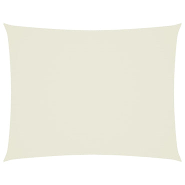 vidaXL Sonnensegel Oxford-Gewebe Rechteckig 3x4 m Creme