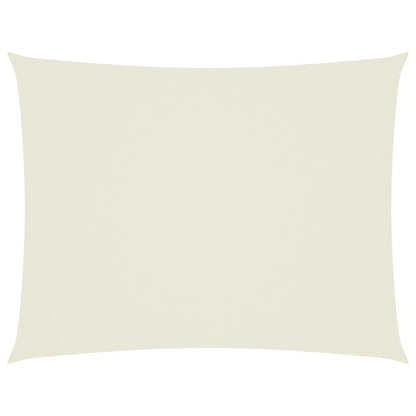 vidaXL Sonnensegel Oxford-Gewebe Rechteckig 3x4 m Creme
