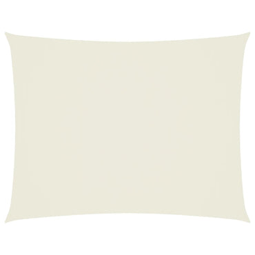 vidaXL Sonnensegel Oxford-Gewebe Rechteckig 3x4,5 m Creme