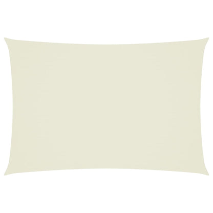 vidaXL Sonnensegel Oxford-Gewebe Rechteckig 3x5 m Creme
