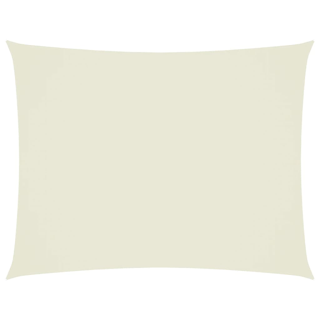 vidaXL Sonnensegel Oxford-Gewebe Rechteckig 3x6 m Creme