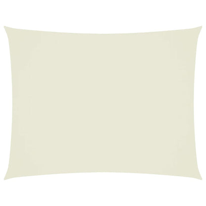 vidaXL Sonnensegel Oxford-Gewebe Rechteckig 3x6 m Creme