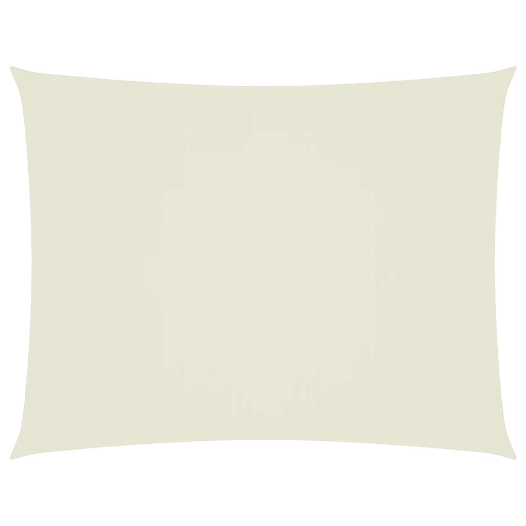vidaXL Sonnensegel Oxford-Gewebe Rechteckig 5x6 m Creme