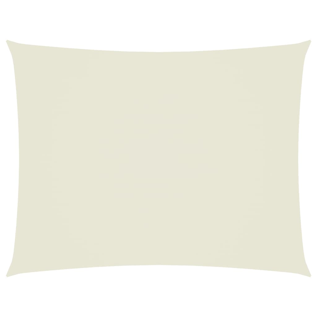 vidaXL Sonnensegel Oxford-Gewebe Rechteckig 5x7 m Creme