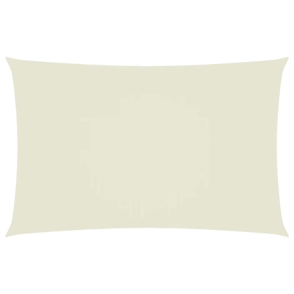 vidaXL Sonnensegel Oxford-Gewebe Rechteckig 5x8 m Creme