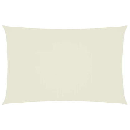 vidaXL Sonnensegel Oxford-Gewebe Rechteckig 5x8 m Creme