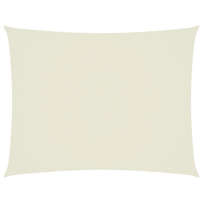vidaXL Sonnensegel Oxford-Gewebe Rechteckig 6x7 m Creme