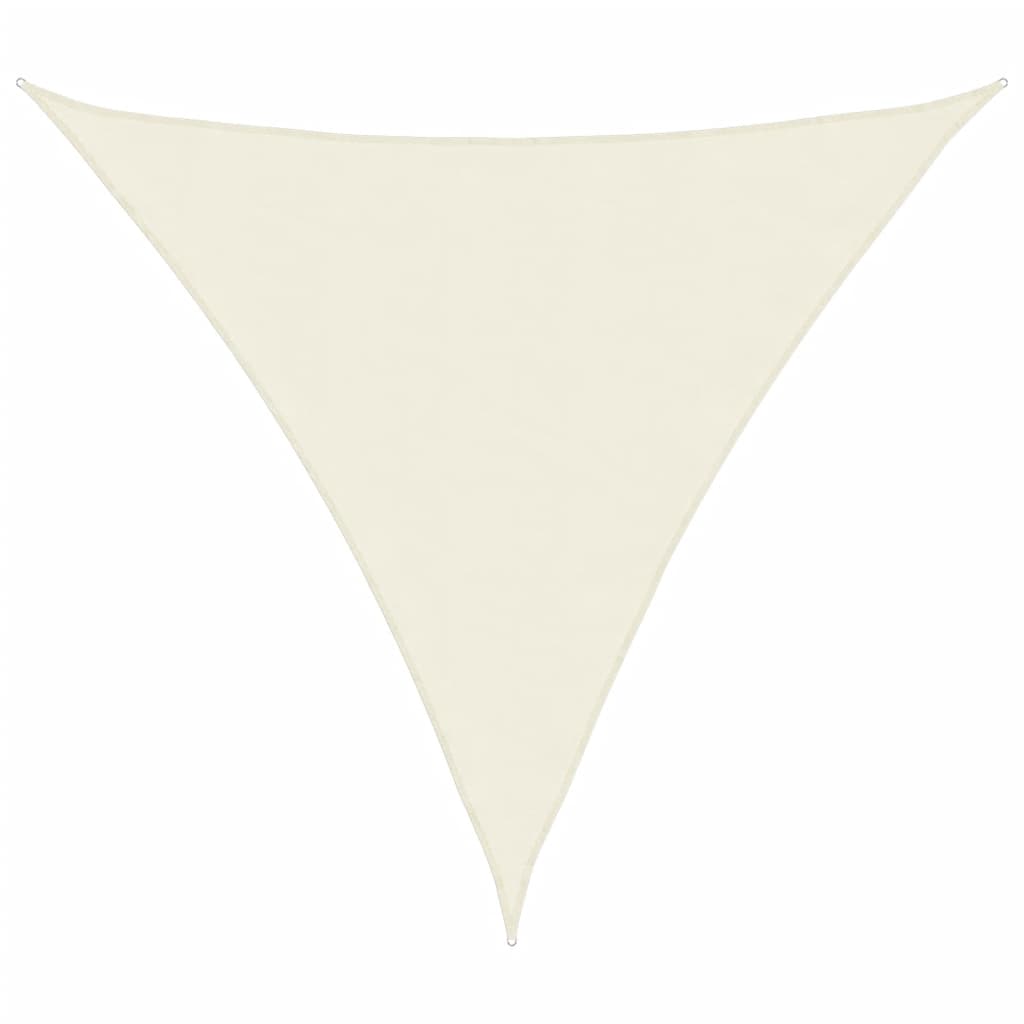 vidaXL Sonnensegel Oxford-Gewebe Dreieckig 3x3x3 m Creme