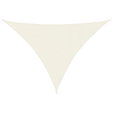 vidaXL Sonnensegel Oxford-Gewebe Dreieckig 3x4x4 m Creme
