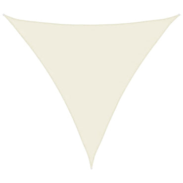 vidaXL Sonnensegel Oxford-Gewebe Dreieckig 4x4x4 m Creme