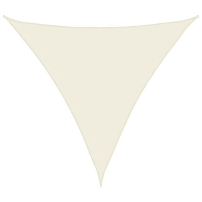 vidaXL Sonnensegel Oxford-Gewebe Dreieckig 4x4x4 m Creme