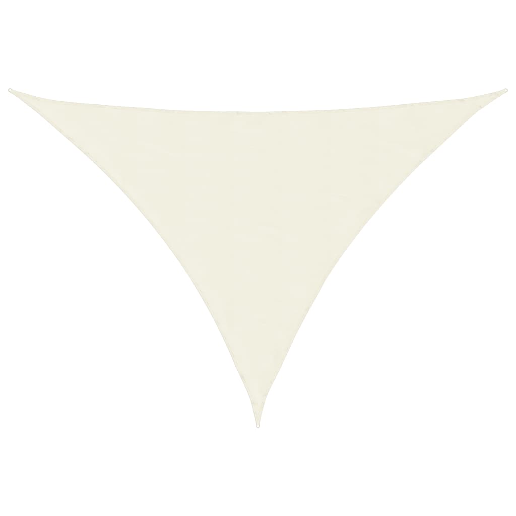 vidaXL Sonnensegel Oxford-Gewebe Dreieckig 4x4x5,8 m Creme