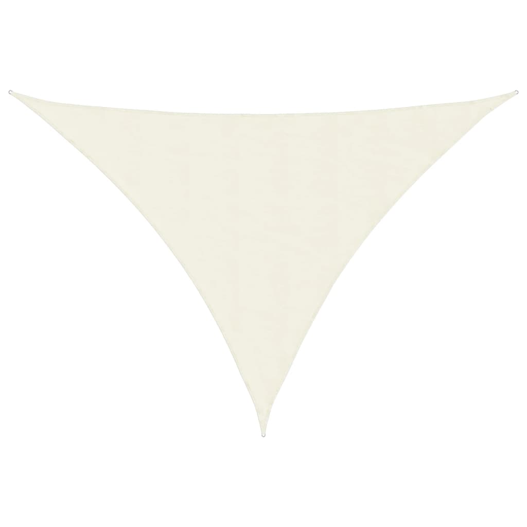 vidaXL Sonnensegel Oxford-Gewebe Dreieckig 5x5x6 m Creme
