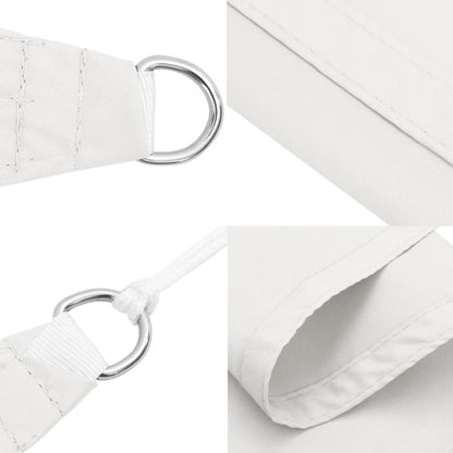 vidaXL Sonnensegel Oxford Gewebe Quadratisch 3,6x3,6 m Weiß