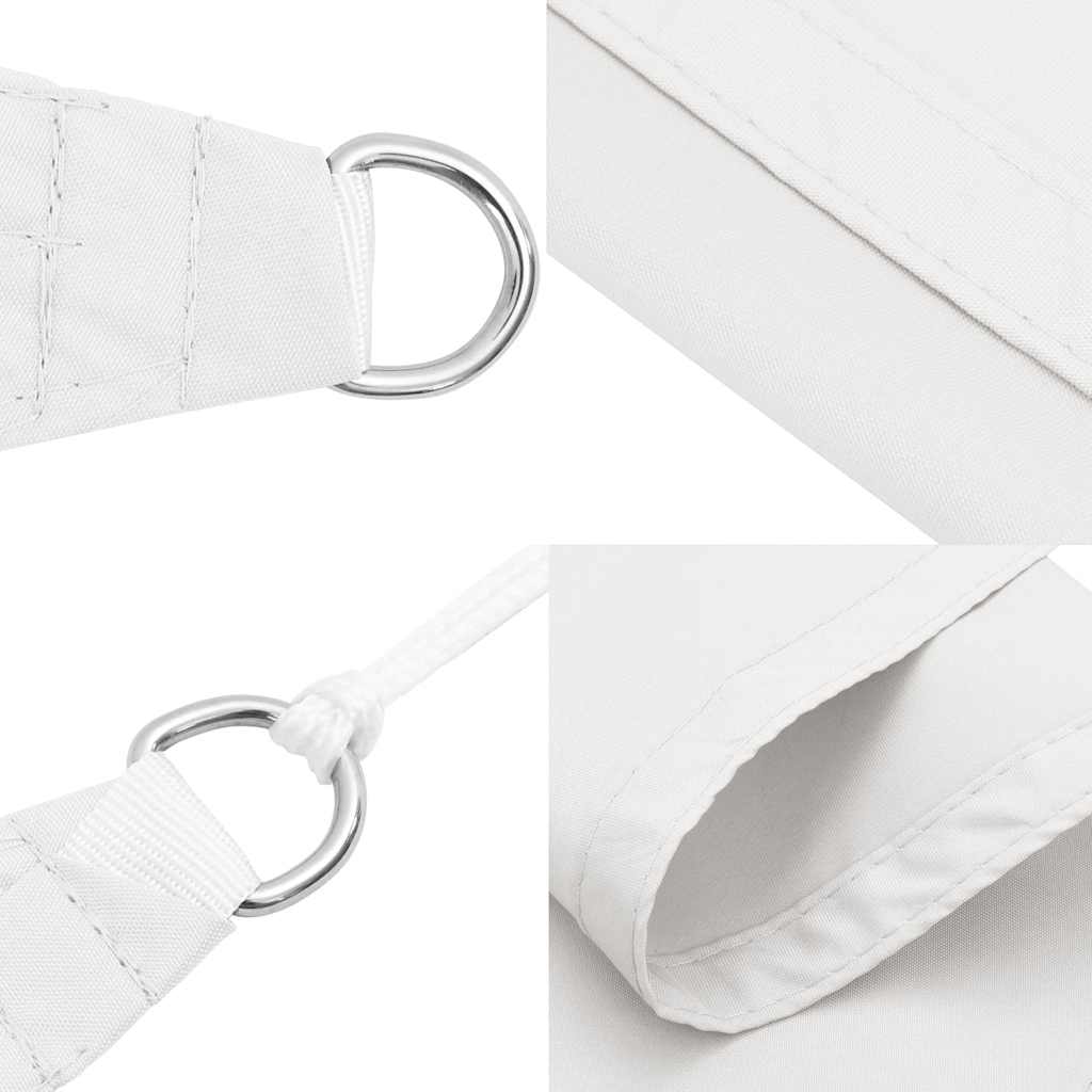 vidaXL Sonnensegel Oxford-Gewebe Quadratisch 6x6 m Weiß