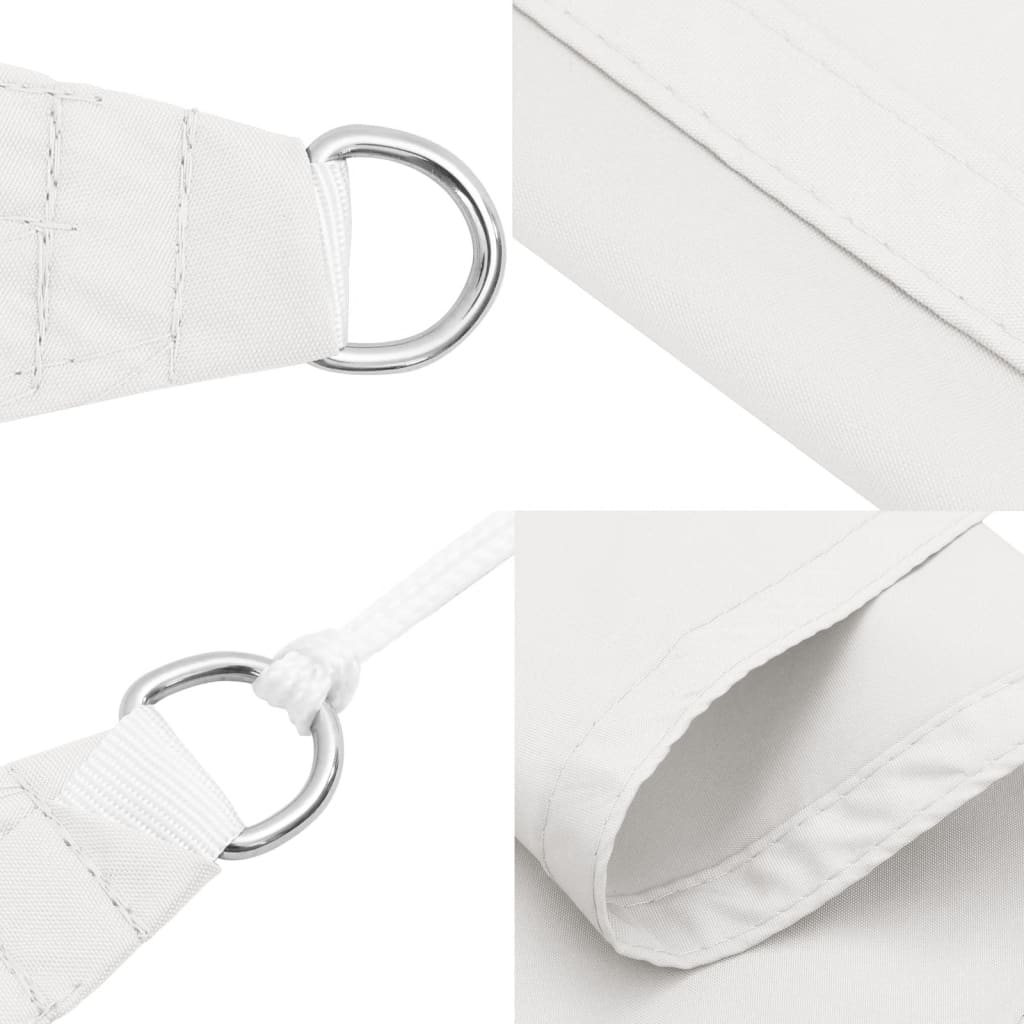 vidaXL Sonnensegel Oxford-Gewebe Rechteckig 2,5x3,5 m Weiß