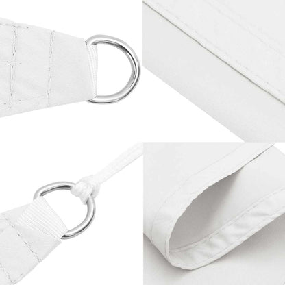 vidaXL Sonnensegel Oxford-Gewebe Rechteckig 3x4,5 m Weiß