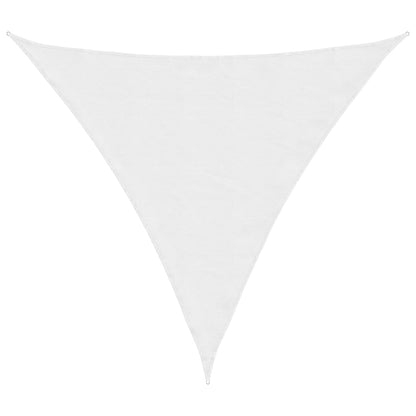 vidaXL Voile d'ombrage en tissu Oxford triangulaire 3x3x3 m blanc
