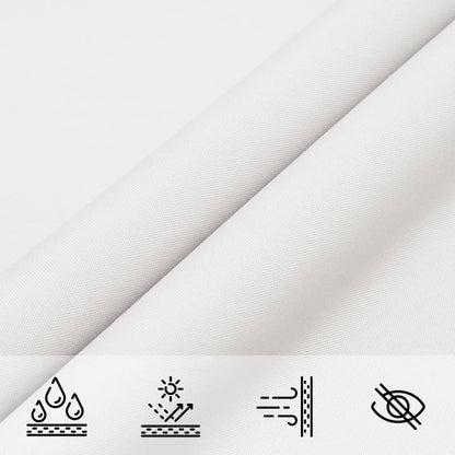 vidaXL Voile d'ombrage en tissu Oxford triangulaire 3x3x3 m blanc