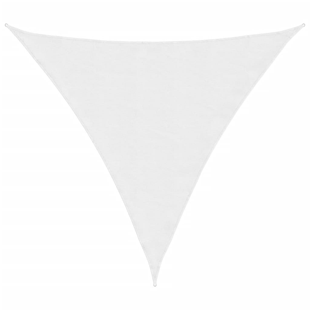 vidaXL Sonnensegel Oxford-Gewebe Dreieckig 3,6x3,6x3,6 m Weiß