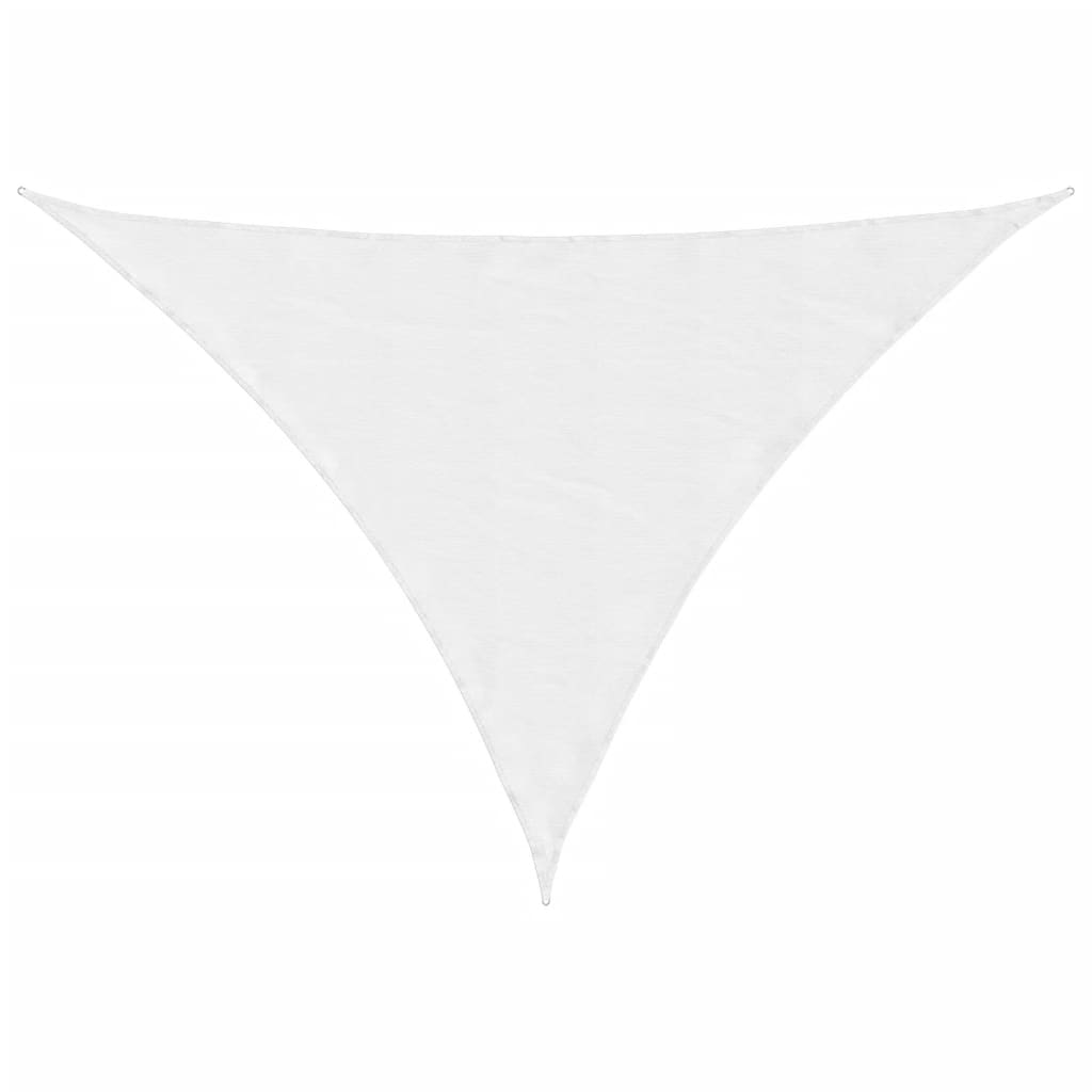 vidaXL Voile d'ombrage en tissu Oxford triangulaire 3x4x5 m Blanc