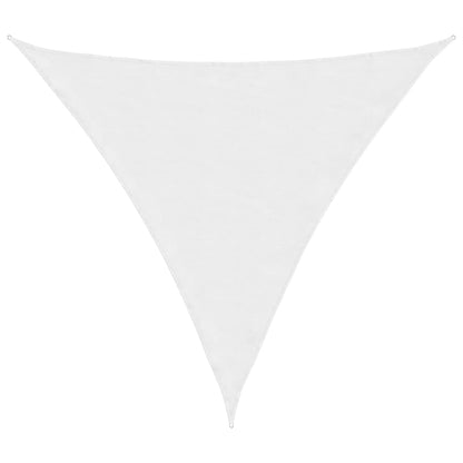 vidaXL Sonnensegel Oxford-Gewebe Dreieckig 4,5x4,5x4,5 m Weiß