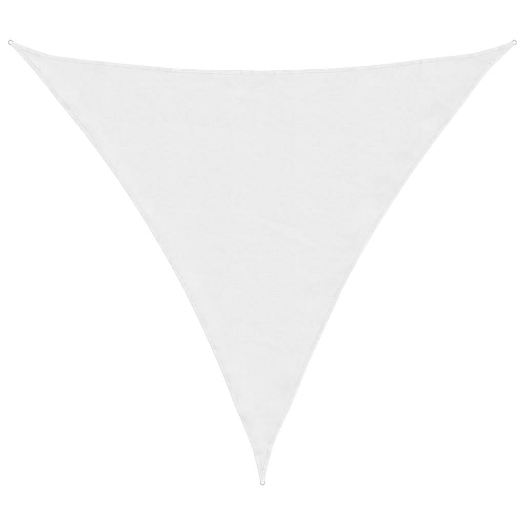 vidaXL Voile d'ombrage en tissu Oxford triangulaire 5x5x5 m blanc