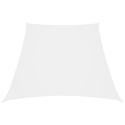 vidaXL Sonnensegel Oxford-Gewebe Trapezförmig 2/4x3 m Weiß