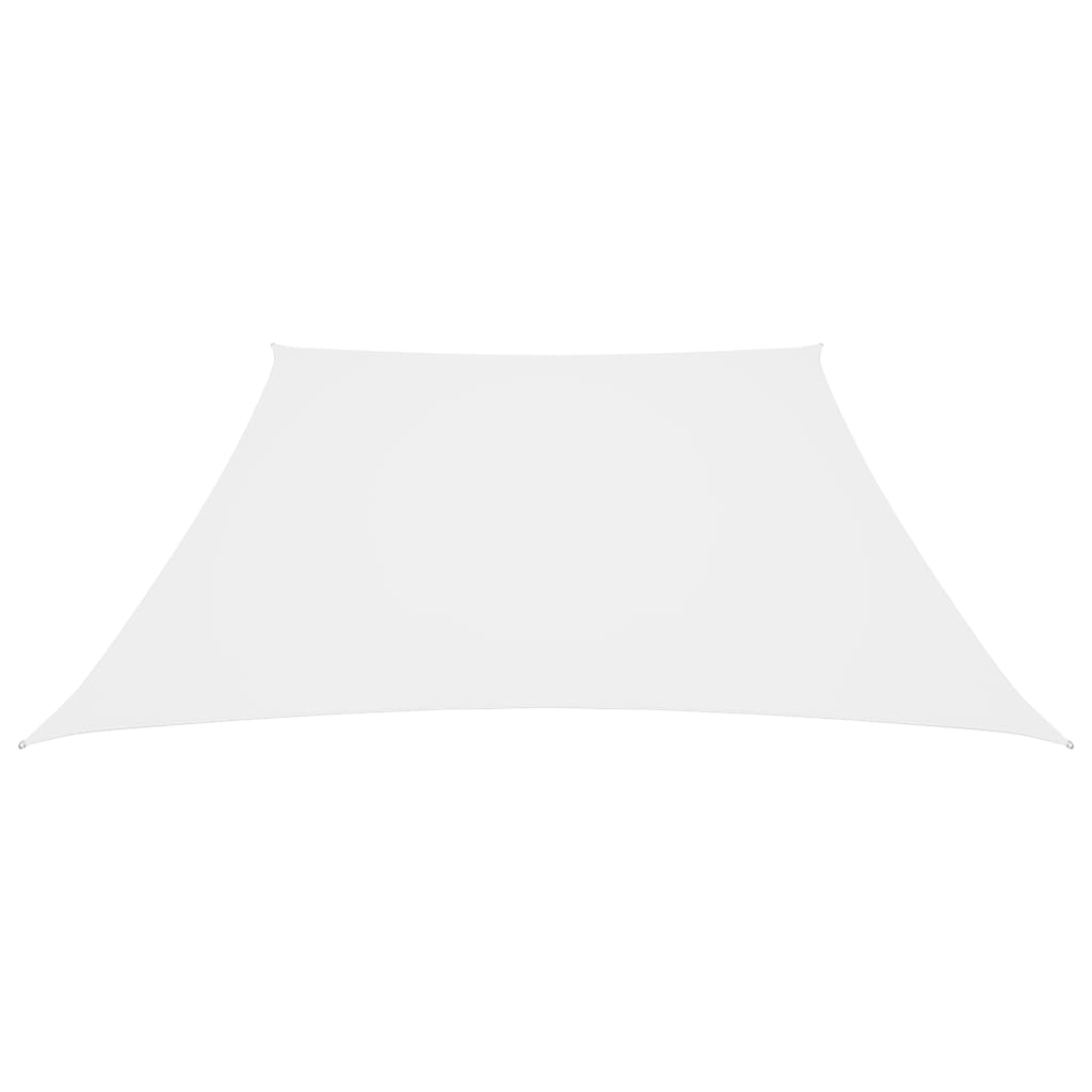 vidaXL Sonnensegel Oxford-Gewebe Trapezförmig 2/4x3 m Weiß