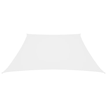 vidaXL Sonnensegel Oxford-Gewebe Trapezförmig 2/4x3 m Weiß