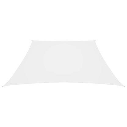 vidaXL Sonnensegel Oxford-Gewebe Trapezförmig 2/4x3 m Weiß