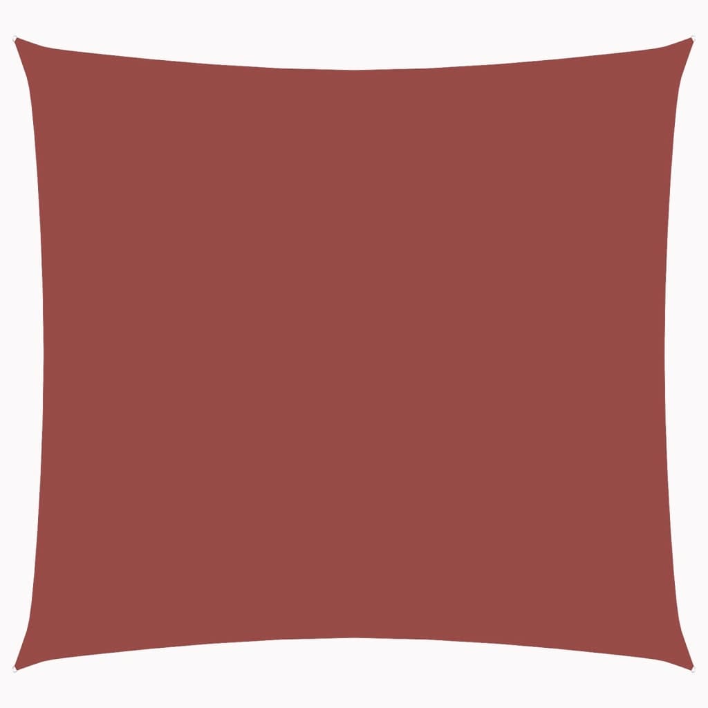 vidaXL Sonnensegel Oxford-Gewebe Quadratisch 5x5 m Terrakotta-Rot