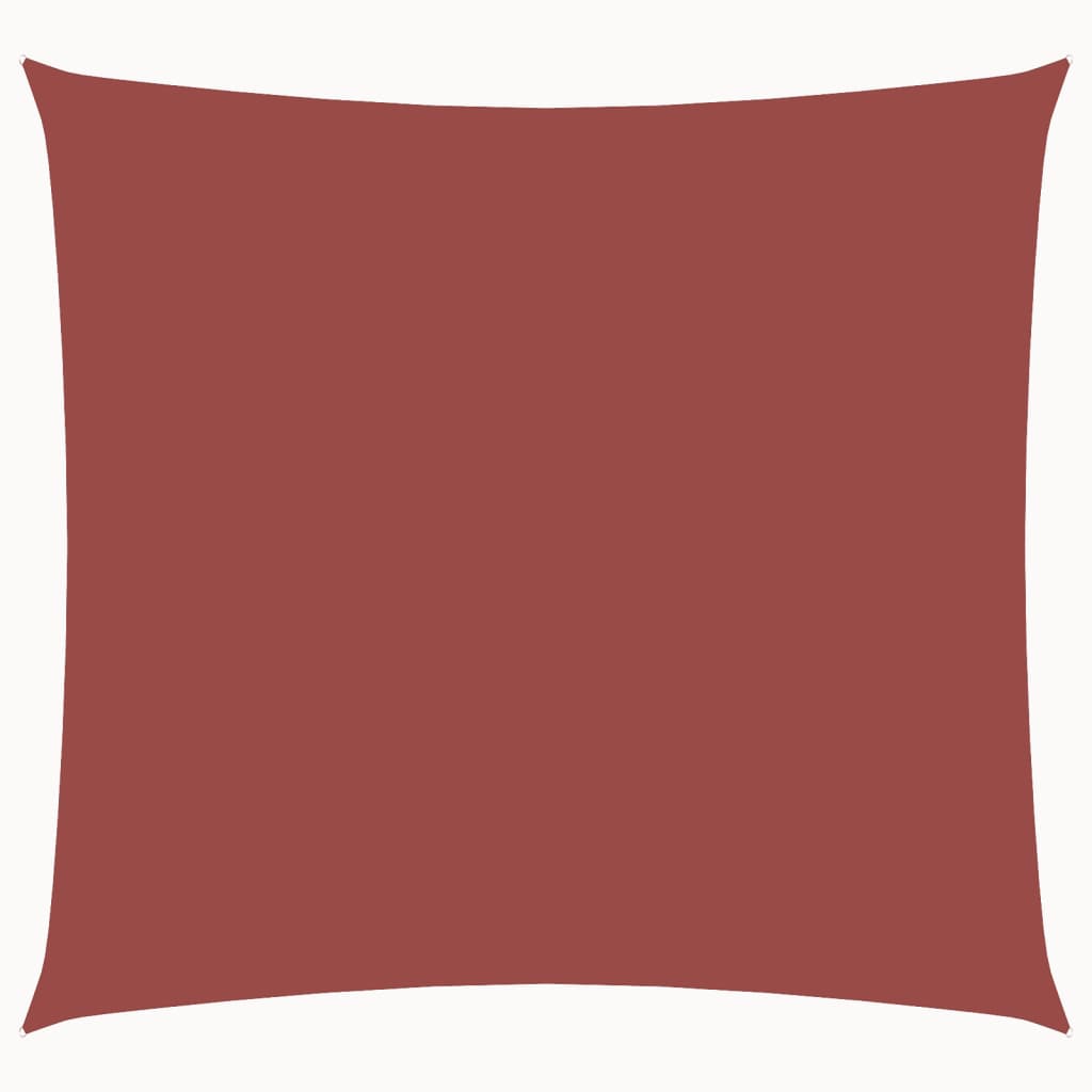 vidaXL Sonnensegel Oxford-Gewebe Quadratisch 7x7 m Terrakotta-Rot