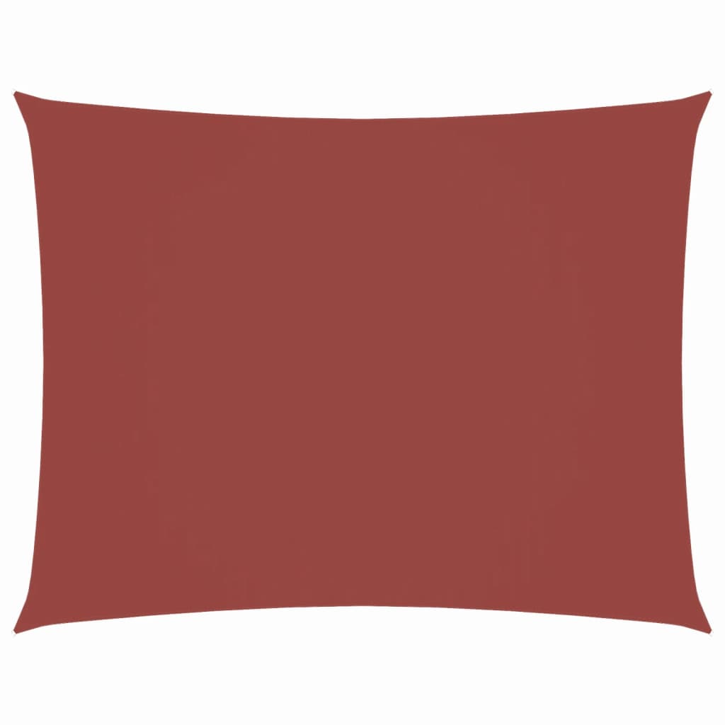 vidaXL Sonnensegel Oxford-Gewebe Rechteckig 2x3,5 m Terrakotta-Rot