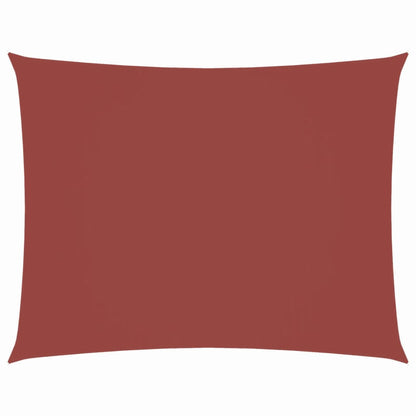 vidaXL Sonnensegel Oxford-Gewebe Rechteckig 2x3,5 m Terrakotta-Rot