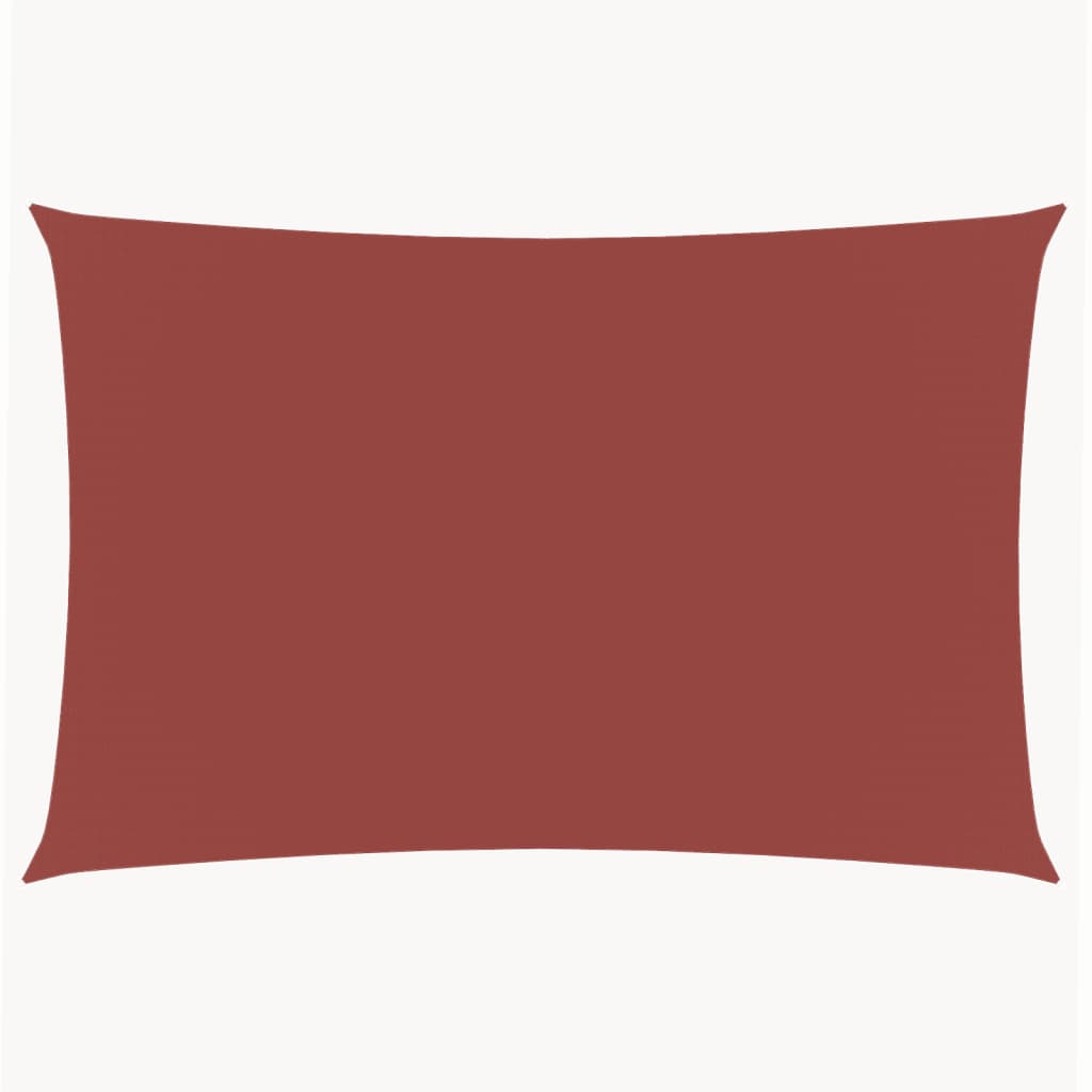 vidaXL Sonnensegel Oxford-Gewebe Rechteckig 2x5 m Terrakotta-Rot