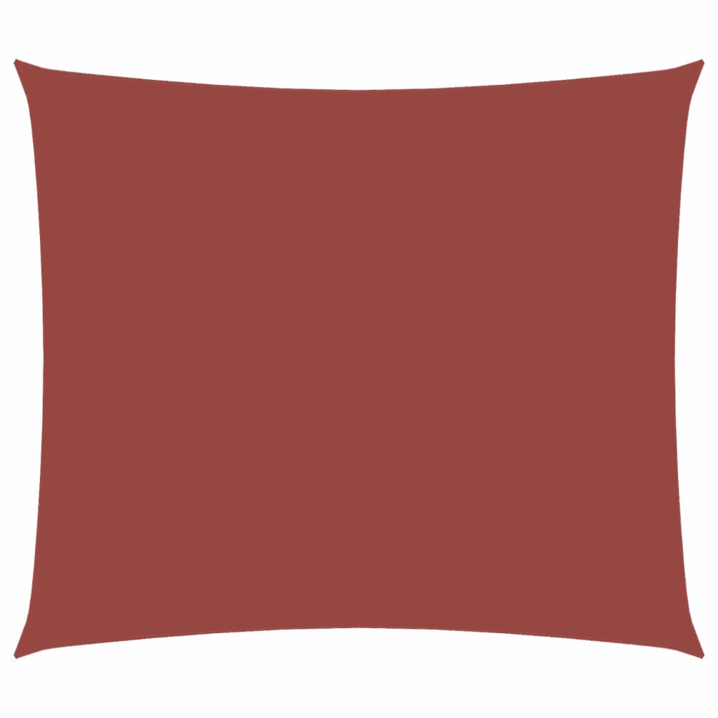 vidaXL Sonnensegel Oxford-Gewebe Rechteckig 2,5x3 m Terrakotta-Rot