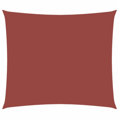 vidaXL Sonnensegel Oxford-Gewebe Rechteckig 2,5x3 m Terrakotta-Rot