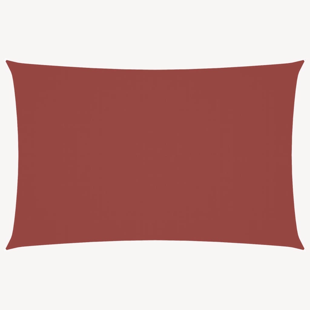 vidaXL Sonnensegel Oxford-Gewebe Rechteckig 2,5x5 m Terrakotta-Rot