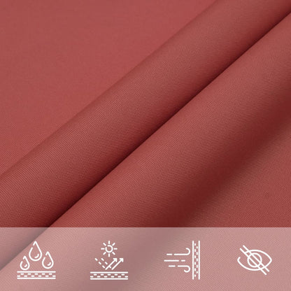 vidaXL Sonnensegel Oxford-Gewebe Rechteckig 2,5x5 m Terrakotta-Rot